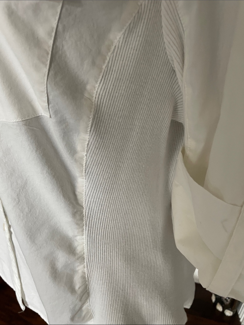 Gently used harve benard White Casual Button-Down Shirt - Picture 3 of 5